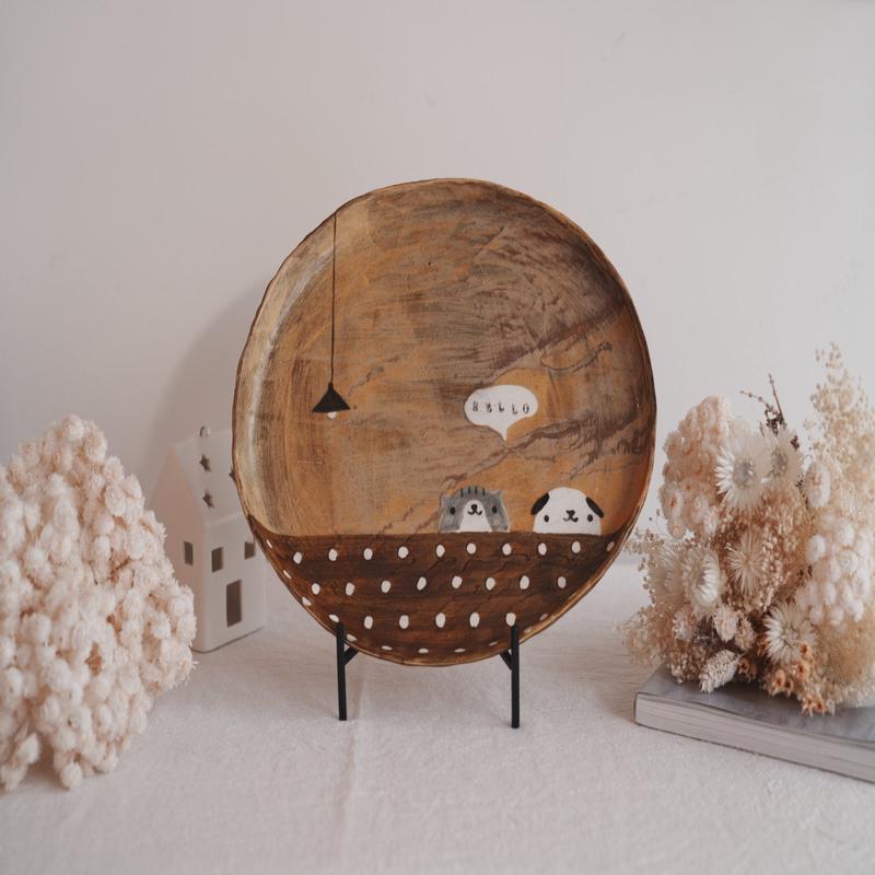 Fumiko Tsuchihashi - Large Oval Plate FT12 #3