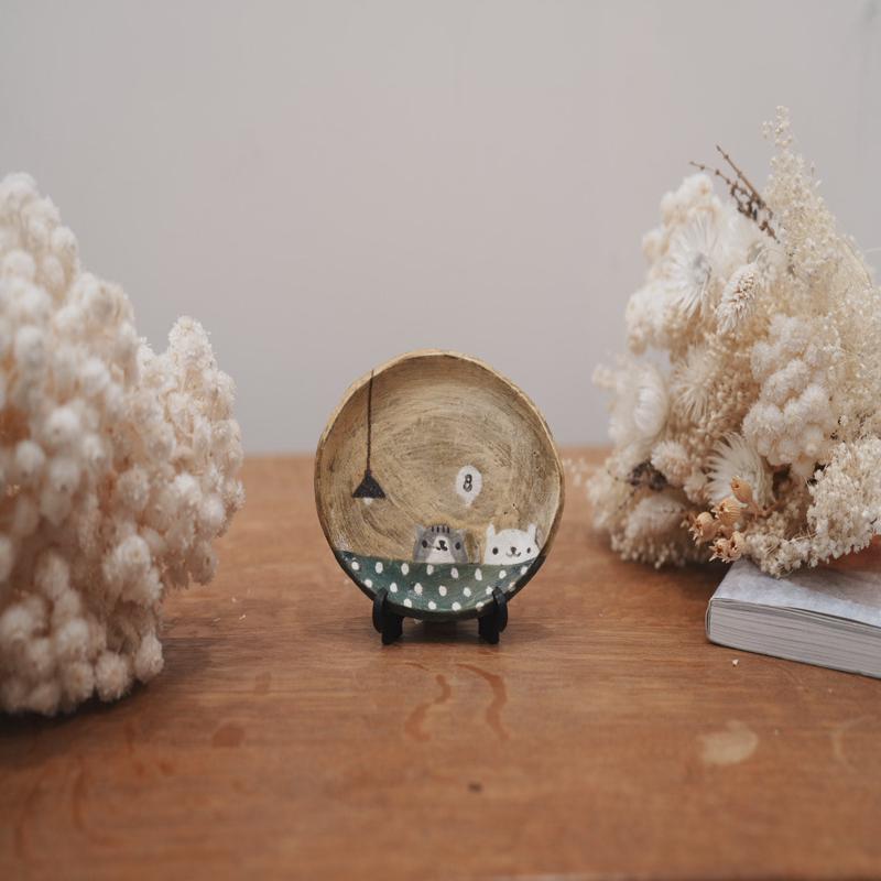 Fumiko Tsuchihashi - Mini Oval Plate FT18 #6