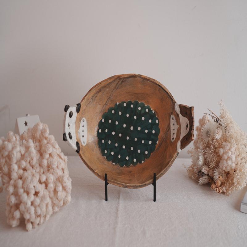 Fumiko Tsuchihashi - Oval Deep Plate FT13 #2