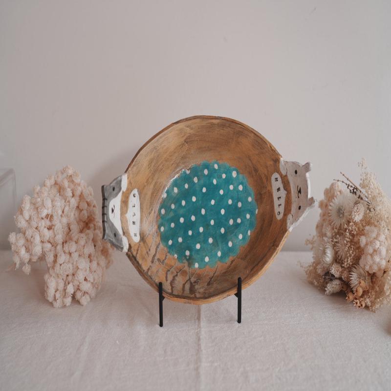 Fumiko Tsuchihashi - Oval Deep Plate FT13 #3