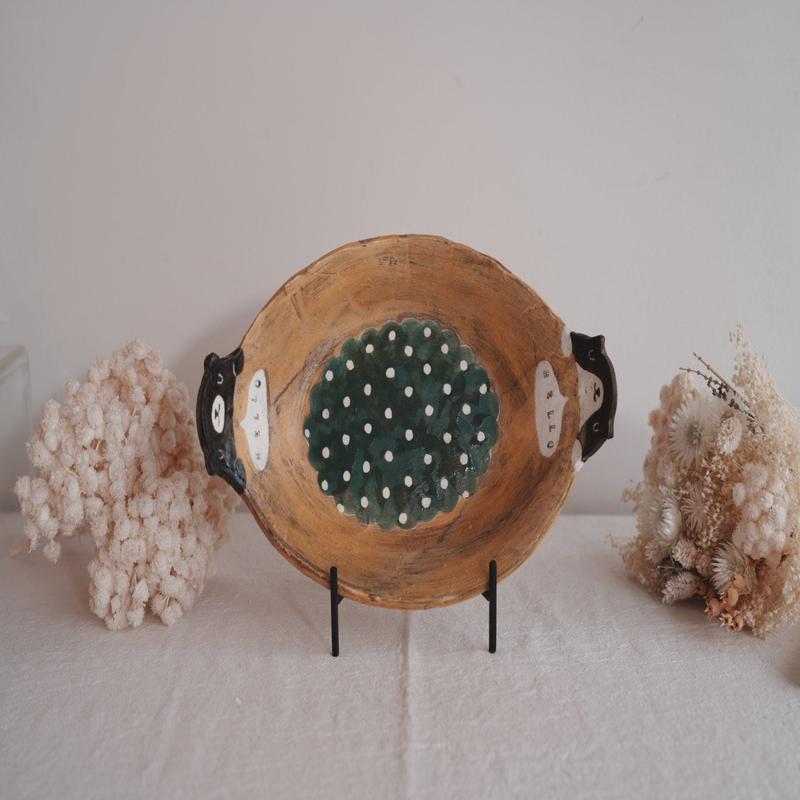 Fumiko Tsuchihashi - Oval Deep Plate FT13 #4