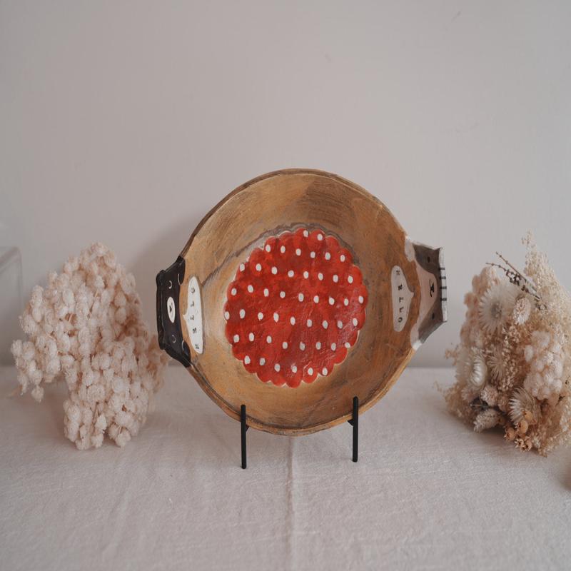 Fumiko Tsuchihashi - Oval Deep Plate FT13 #5