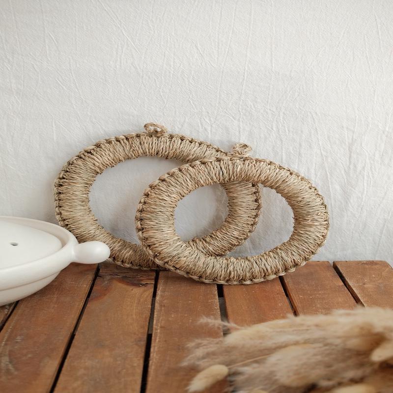 Natural Rattan Pot Stand