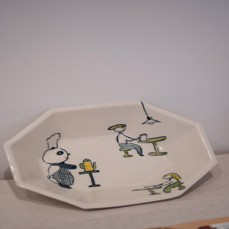 Natsumi Muroi octangonal plate deep