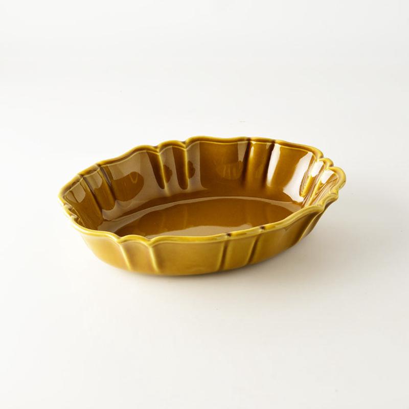 Studio M Rakott Oval bowl - Brown