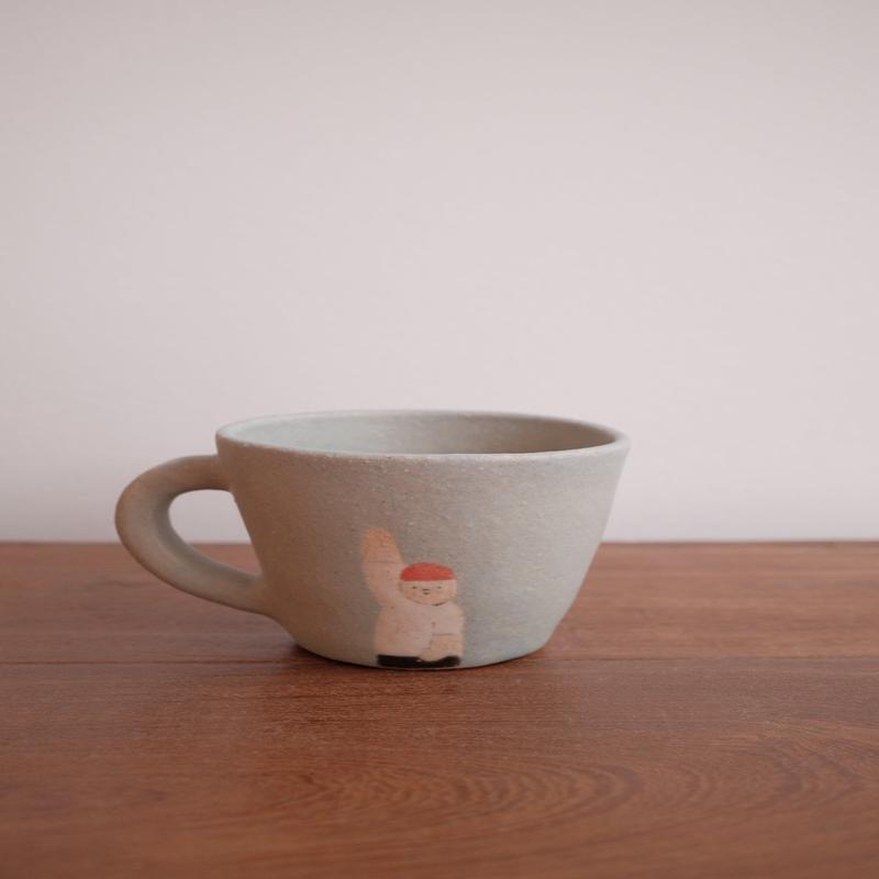 Aya Watanuki Mug Large - Blue Swimming