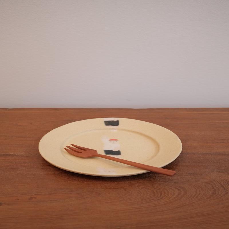 Aya Watanuki Round Plate - 15cm (Yellow)