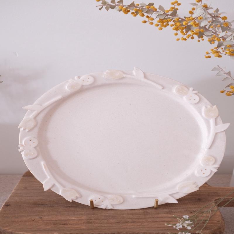 Tomoko Sano Butterfly Tulip Plate - 20cm