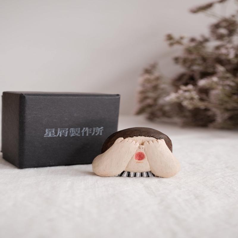 Kumiko Nakamura Brooch - B&W H14