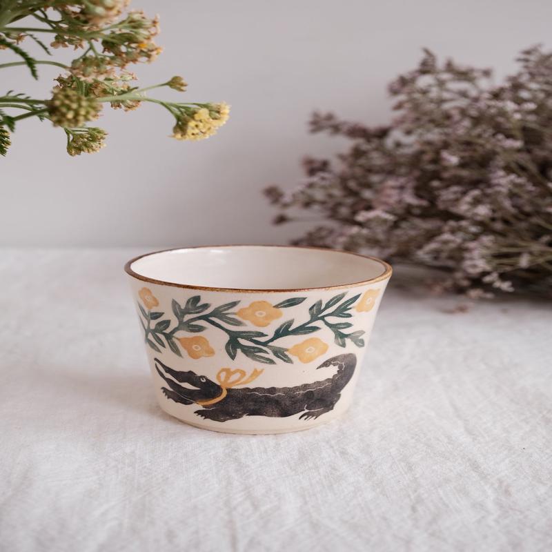 Nakagaki Tomoko Water Color Hand Painted Teacup #3