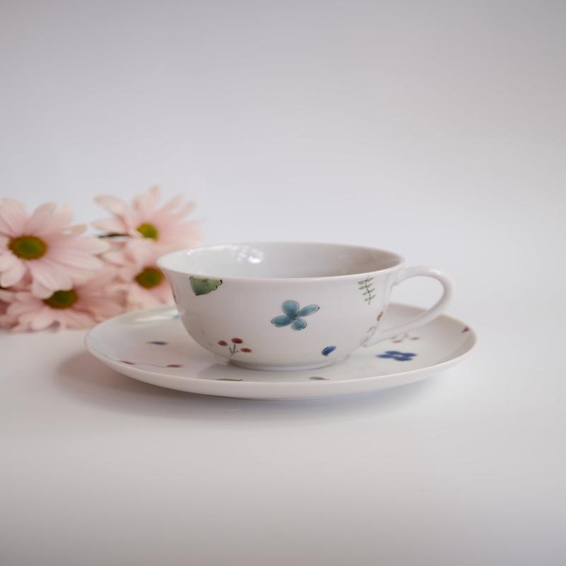 KANA KOBAYASHI Coffee Mug and Saucer Set - KK10