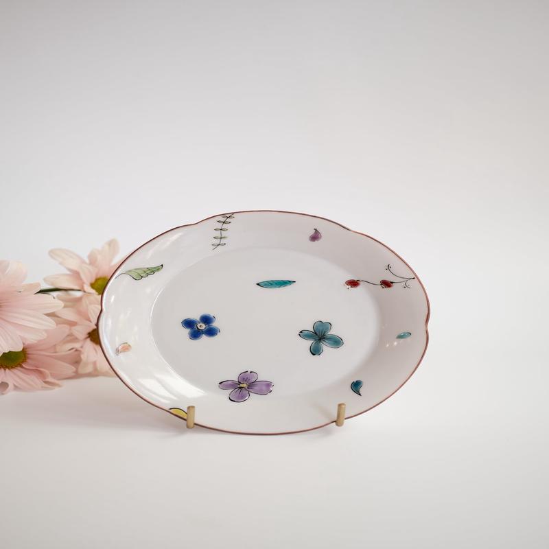 KANA KOBAYASHI Small Flower Plate 13cm - KK06