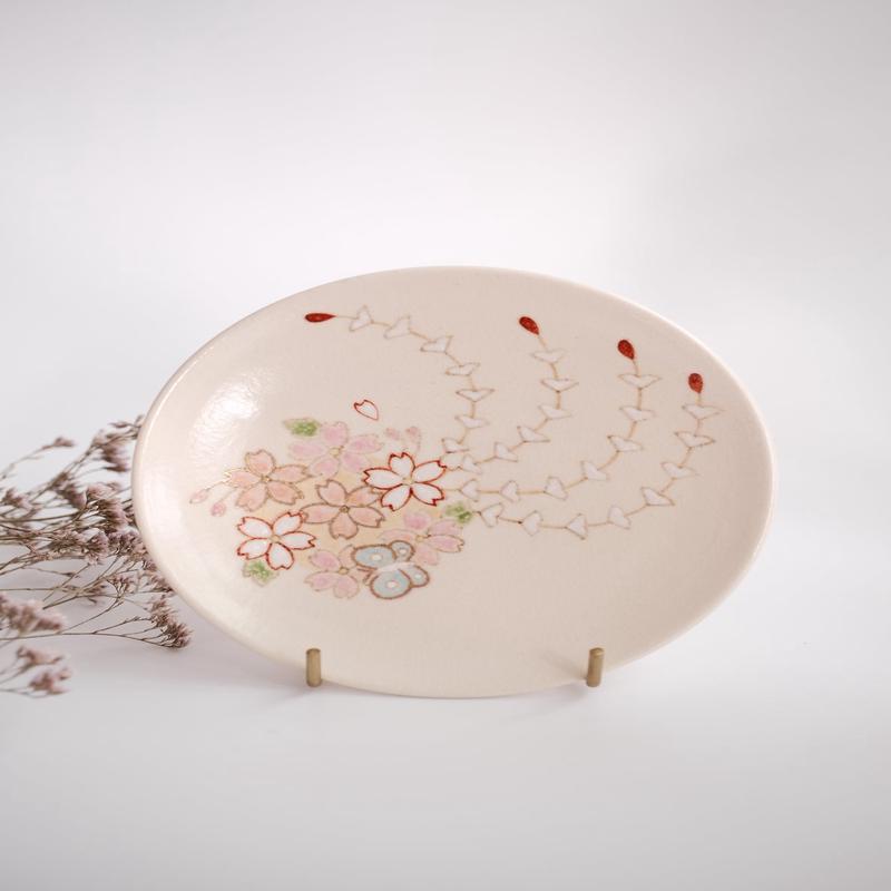 Taki Tomoda Flower Hairpin Small Plate - TT10