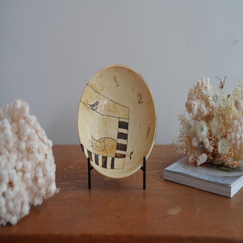 Shoko Hirano Cat Large Bowl SR14 #4