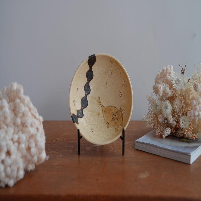 Shoko Hirano Cat Large Bowl SR14 #8