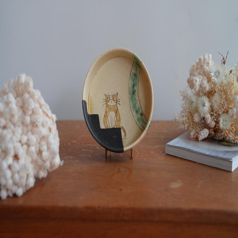 Shoko Hirano Cat Deep Plate SR07 #1