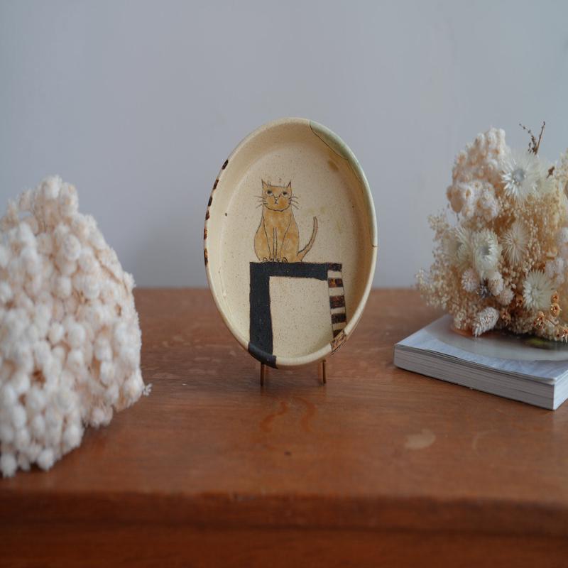 Shoko Hirano Cat Deep Plate SR07 #2