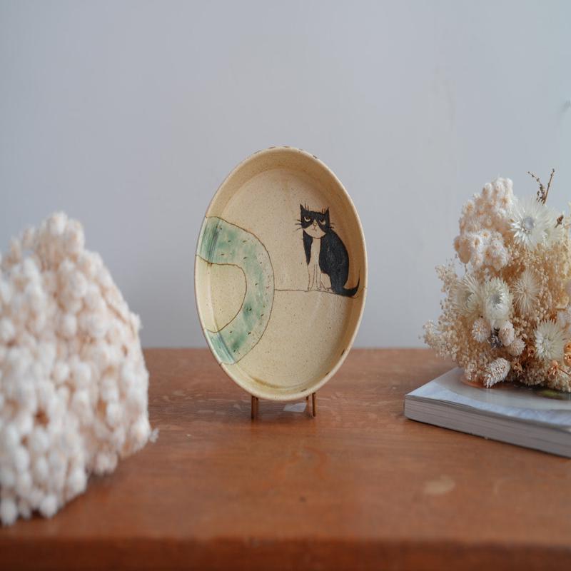 Shoko Hirano Cat Deep Plate SR07 #4