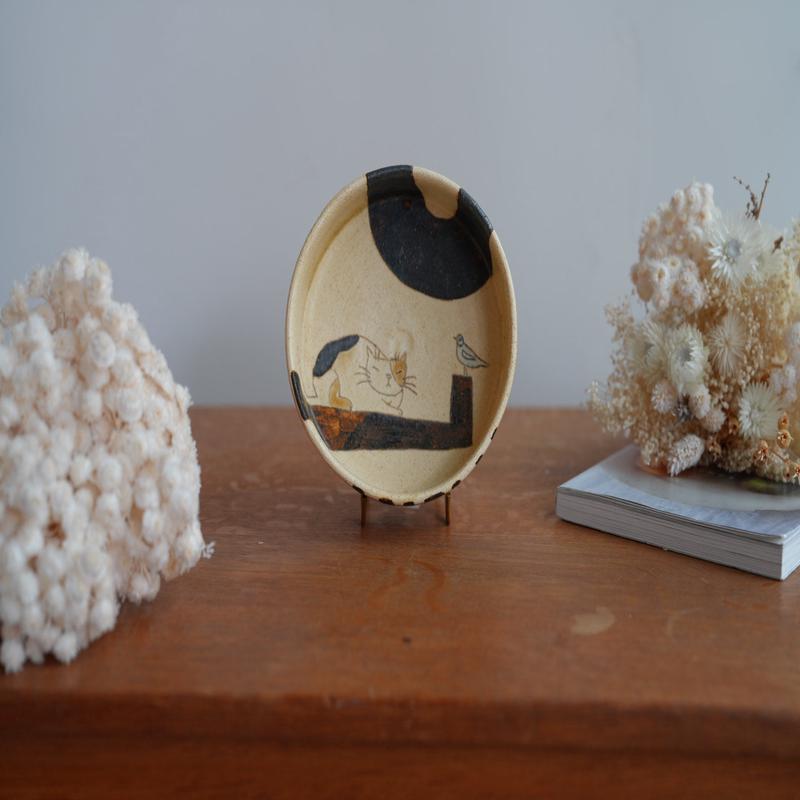 Shoko Hirano Cat Deep Plate SR07 #6