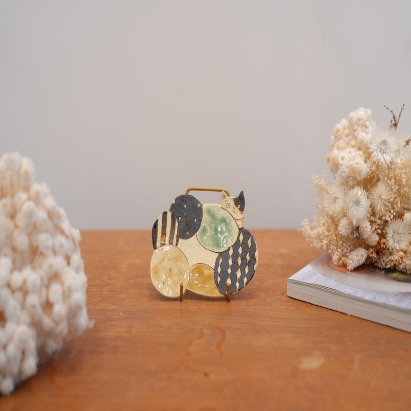 Shoko Hirano Cat Hide and Seek Plate SR11 #1