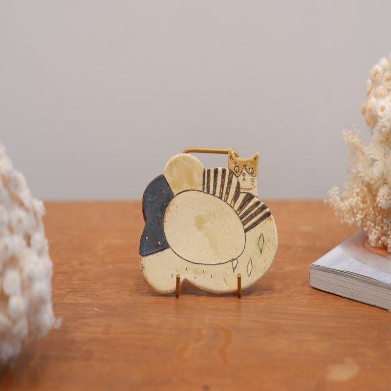 Shoko Hirano Cat Hide and Seek Plate SR11 #2