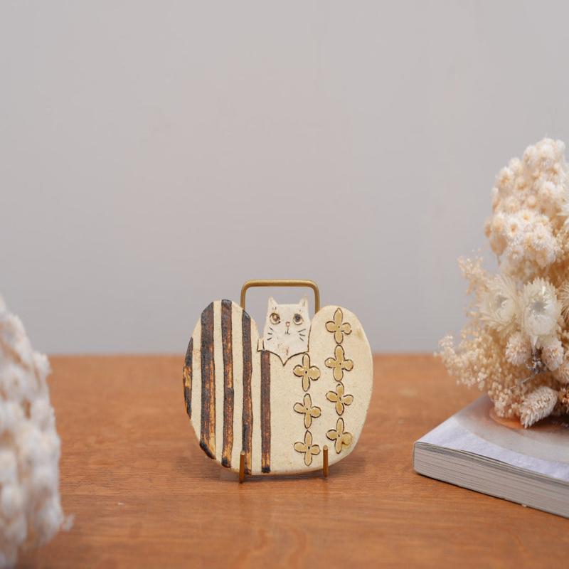 Shoko Hirano Cat Hide and Seek Plate SR11 #4