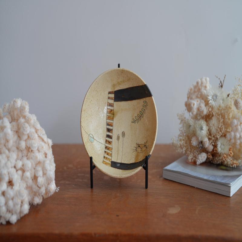 Shoko Hirano Cat Large Bowl SR14 #1