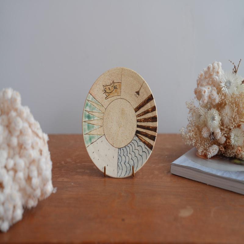 Shoko Hirano Cat Small Plate SR12 #1