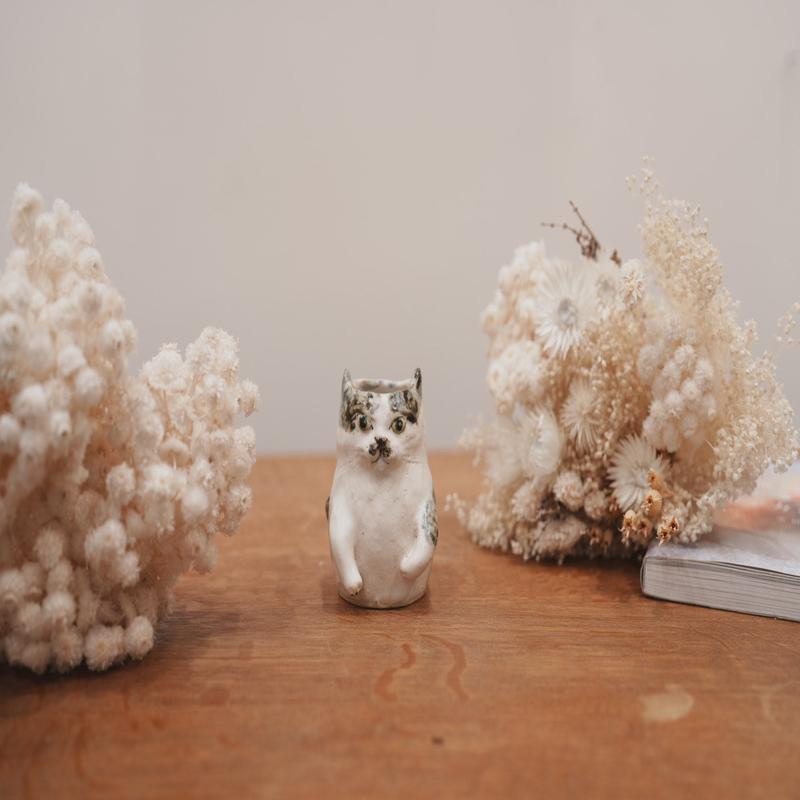Shoko Matsuura Small Cat Flower Vase SM03 #2