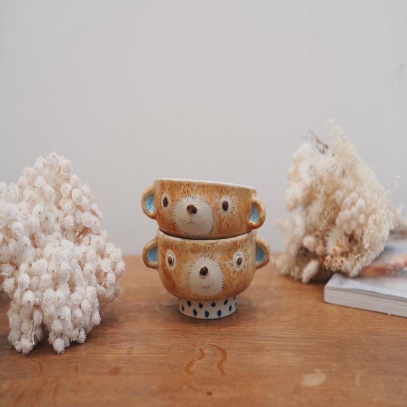 Tomoko Kubo Animal Face Bowl TK26