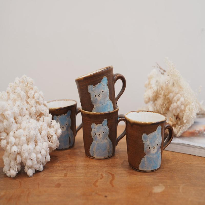 Tomoko Kubo Blue Bear Mug TK06