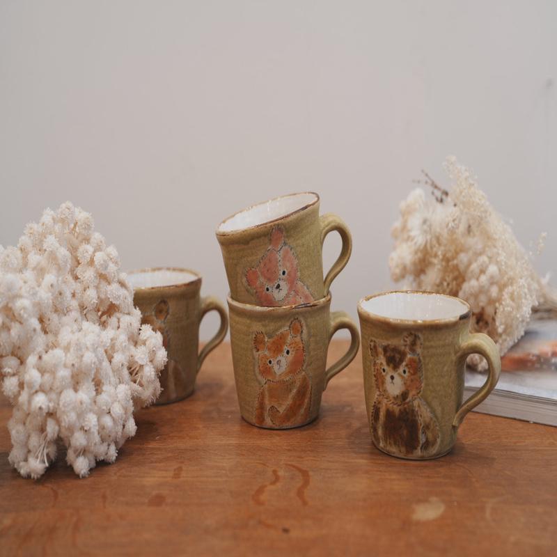 Tomoko Kubo Yellow Bear Mug TK08
