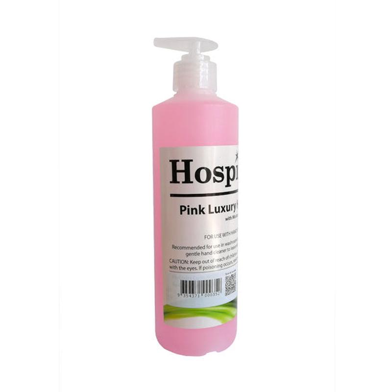 HospiPlus Pink Liquid Hand Soap with Moisturiser, 500mL