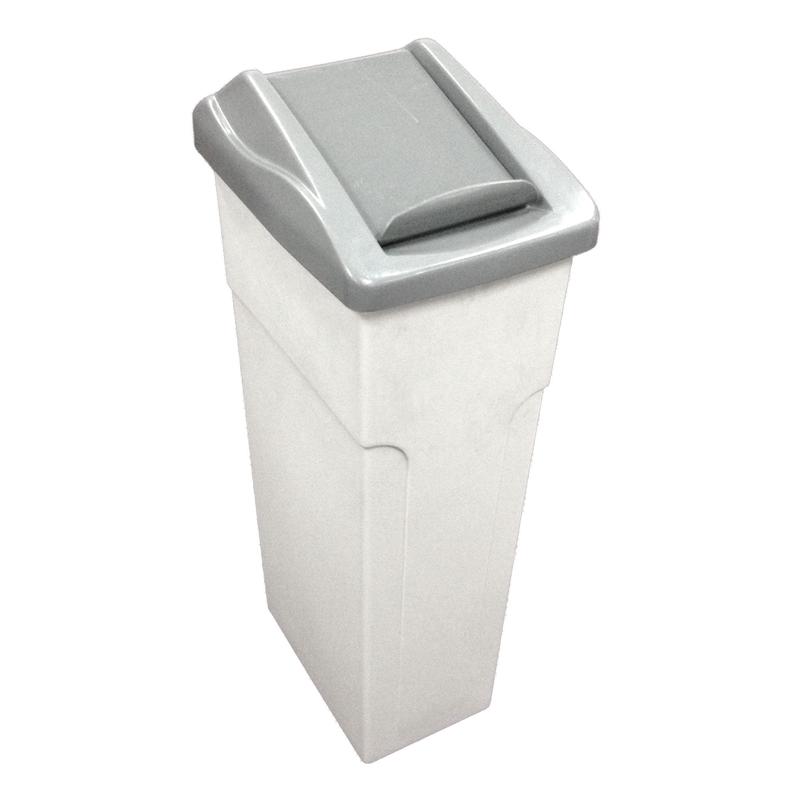 Comfortsan 28 Liter Commercial Sanitary Bin With Two Tone Grey Finish