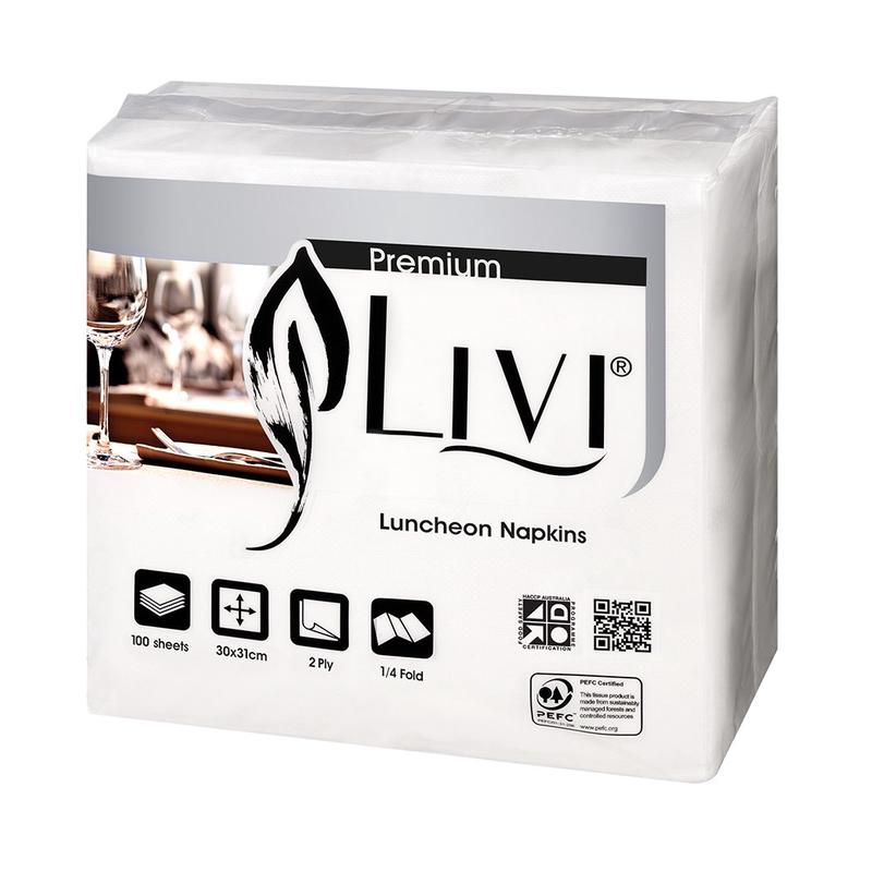 Livi Premium Luncheon Paper Napkins 2ply 2000s