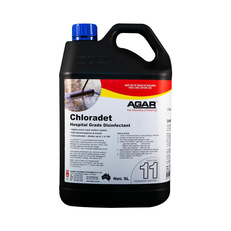 Agar Chloradet Hospital Grade Disinfectant 5L