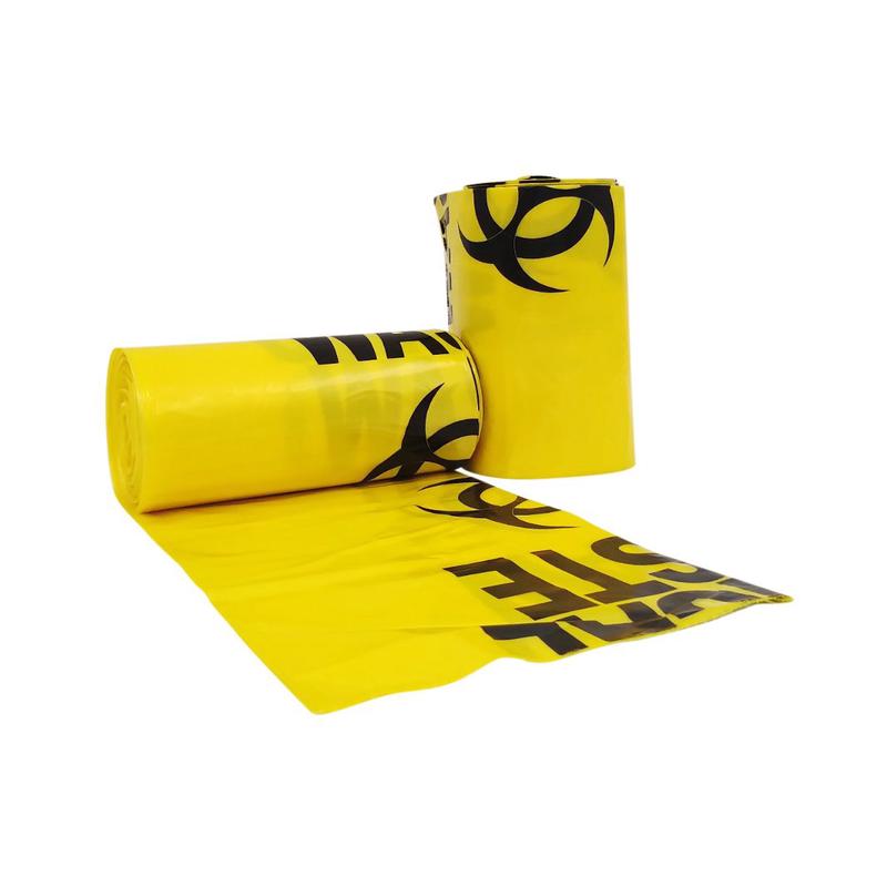 Best Hygiene 75L Yellow Hazardous Clinical Medical Waste Bags, 250 Bags