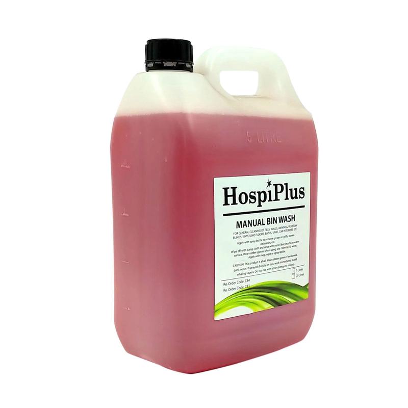 Hospiplus Manual Bin Wash, All-Purpose Cleaner 5L