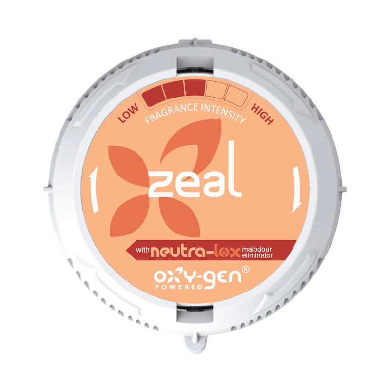 Zeal - Oxy-Gen Powered Fragrance Refill for Viva & Shield Dispensers