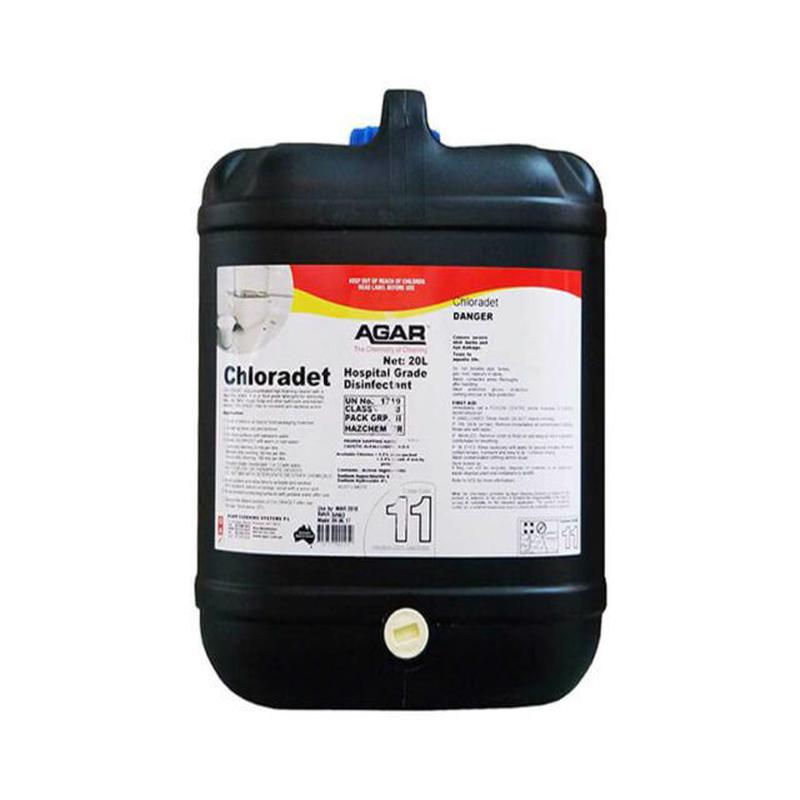 Agar Chloradet Hospital Grade Disinfectant, 20L