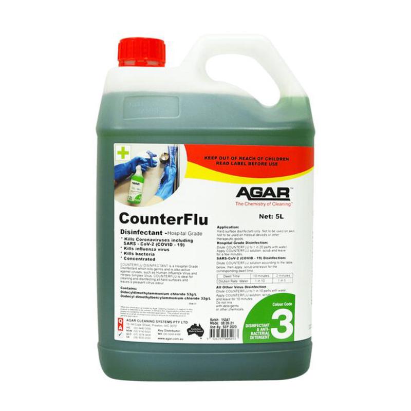 Agar CounterFlu Hospital Grade Disinfectant Cleaner