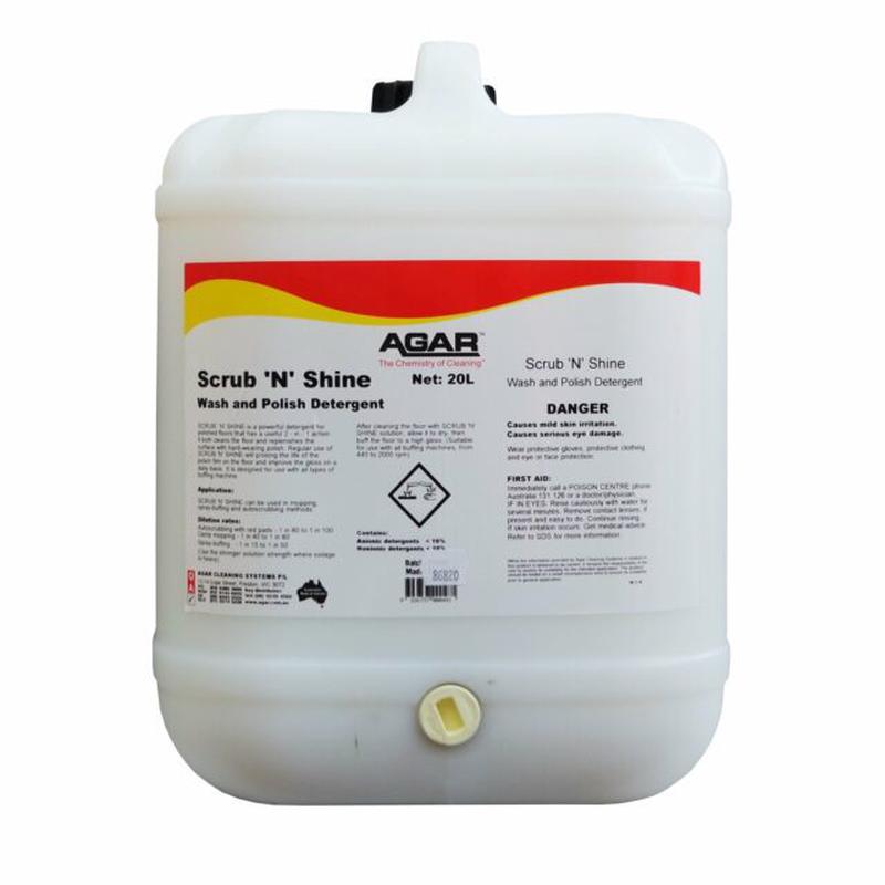Agar ScrubNShine Wash and polish Detergent, 20L