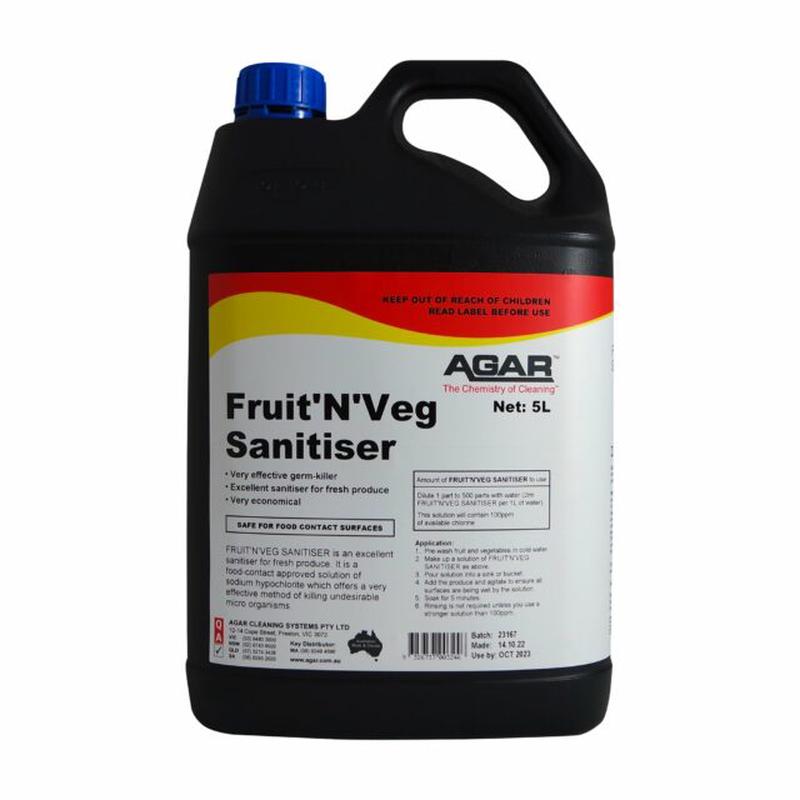 Agar FruitNVeg Sanitiser, 5L