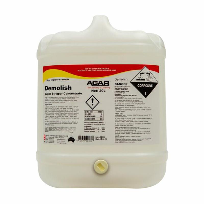 Agar Demolish Super Stripper Concentrate, 20L