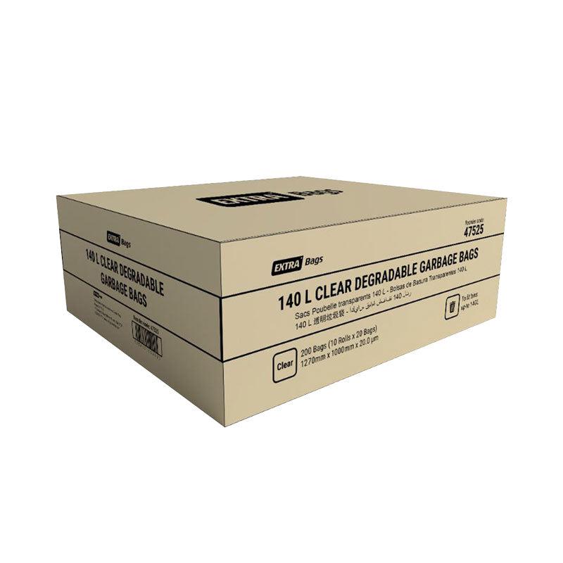 Best Hygiene 140L Clear Degradable Garbage Bags