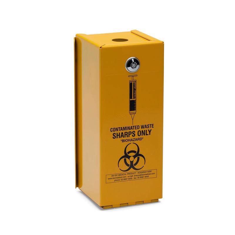 IDC Medical 1.4L Steel Security Safe Sharps Container