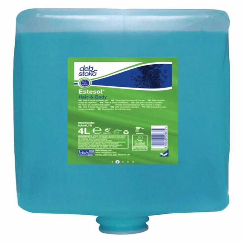 DEB Estesol Hair and Body Wash 4 L