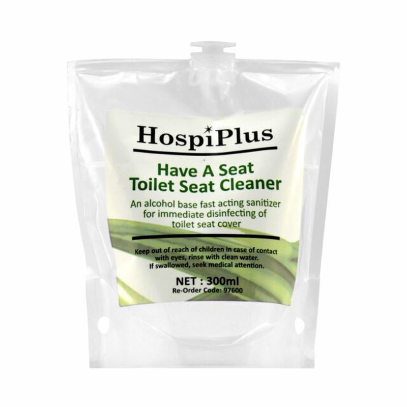 HospiPlus Toilet Seat and Surface Cleaner Spray Refill, 300mL