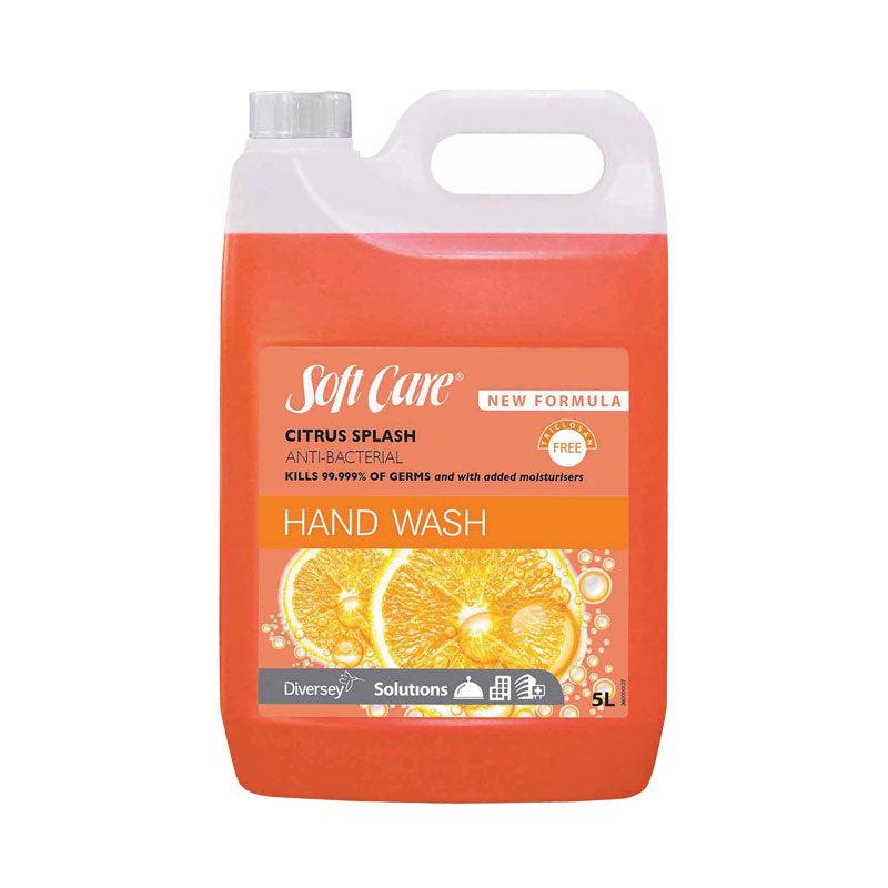 Soft Care Citrus Splash Anti-Bacterial Hand Wash, 5L