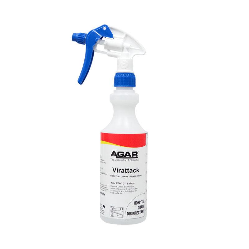 Agar 500mL Virattack Hospital-Grade Disinfectant Spray Bottle with Trigger